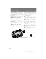 Preview for 44 page of Sony CCD TR 502 E Operating Instructions Manual