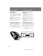 Предварительный просмотр 16 страницы Sony CCD-TR2200E Operating Instructions Manual