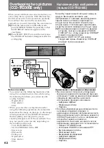 Preview for 42 page of Sony CCD-TR2300E Operating Instructions Manual