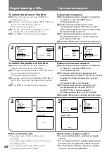 Preview for 58 page of Sony CCD-TR2300E Operating Instructions Manual