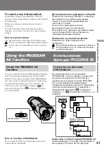 Preview for 67 page of Sony CCD-TR2300E Operating Instructions Manual