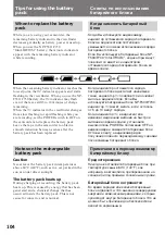 Preview for 104 page of Sony CCD-TR2300E Operating Instructions Manual