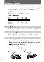 Preview for 4 page of Sony CCD-TR315/TR416 Operating Instructions Manual