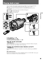 Preview for 19 page of Sony CCD-TR315/TR416 Operating Instructions Manual