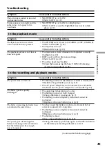 Preview for 49 page of Sony CCD-TR517WR - Video Camera Recorder 8mm Operating Instructions Manual