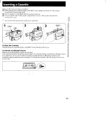 Предварительный просмотр 11 страницы Sony CCD-TR54 - Video Camera Recorder 8mm Operation Manual