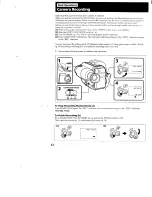 Предварительный просмотр 12 страницы Sony CCD-TR54 - Video Camera Recorder 8mm Operation Manual