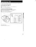 Предварительный просмотр 27 страницы Sony CCD-TR54 - Video Camera Recorder 8mm Operation Manual