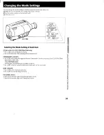 Предварительный просмотр 29 страницы Sony CCD-TR54 - Video Camera Recorder 8mm Operation Manual