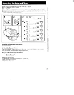 Предварительный просмотр 33 страницы Sony CCD-TR54 - Video Camera Recorder 8mm Operation Manual