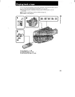 Preview for 17 page of Sony CCD-TR86 - Video Camera Recorder 8mm Operating Instructions Manual