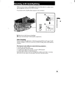 Preview for 33 page of Sony CCD-TR86 - Video Camera Recorder 8mm Operating Instructions Manual