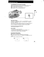 Preview for 39 page of Sony CCD-TR86 - Video Camera Recorder 8mm Operating Instructions Manual