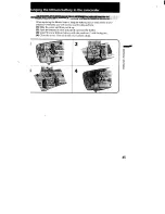 Предварительный просмотр 45 страницы Sony CCD-TR86 - Video Camera Recorder 8mm Operating Instructions Manual