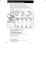 Preview for 54 page of Sony CCD-TR940 - Video Camera Recorder Hi8&trade Operating Instructions Manual