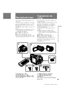 Preview for 23 page of Sony CCD-TRV101 Operating Instructions (English - Espanol) Operating Instructions Manual