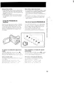 Предварительный просмотр 55 страницы Sony CCD-TRV101 - Video Camera Recorder Hi8&trade Operating Instructions Manual