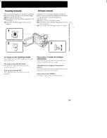 Предварительный просмотр 57 страницы Sony CCD-TRV101 - Video Camera Recorder Hi8&trade Operating Instructions Manual