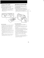 Предварительный просмотр 75 страницы Sony CCD-TRV101 - Video Camera Recorder Hi8&trade Operating Instructions Manual