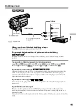 Preview for 95 page of Sony CCD-TRV118 Operating Instructions Manual