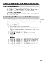 Preview for 107 page of Sony CCD-TRV118 Operating Instructions Manual