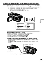 Preview for 109 page of Sony CCD-TRV118 Operating Instructions Manual