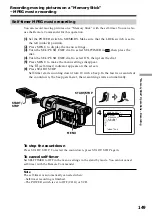 Preview for 149 page of Sony CCD-TRV118 Operating Instructions Manual