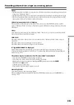 Preview for 151 page of Sony CCD-TRV118 Operating Instructions Manual