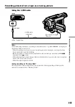 Preview for 153 page of Sony CCD-TRV118 Operating Instructions Manual