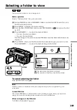 Preview for 169 page of Sony CCD-TRV118 Operating Instructions Manual