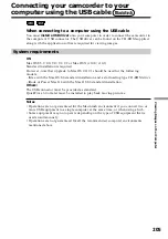 Preview for 205 page of Sony CCD-TRV118 Operating Instructions Manual