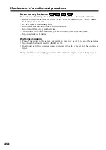 Preview for 252 page of Sony CCD-TRV118 Operating Instructions Manual