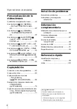 Preview for 6 page of Sony CCD-TRV128 (Spanish) Guia De Operacion