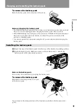 Preview for 9 page of Sony CCD-TRV312 Operating Instructions  (primary manual) Operating Instructions Manual