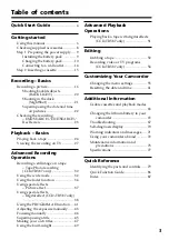 Preview for 3 page of Sony CCD TRV37 - Hi8 Camcorder Operating Instructions Manual