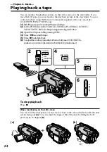 Preview for 24 page of Sony CCD TRV37 - Hi8 Camcorder Operating Instructions Manual