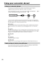 Preview for 72 page of Sony CCD TRV37 - Hi8 Camcorder Operating Instructions Manual