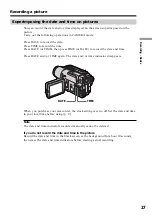 Preview for 27 page of Sony CCD-TRV58 Operating Instructions Manual