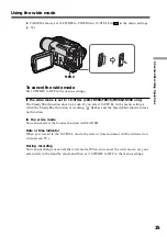 Preview for 35 page of Sony CCD-TRV58 Operating Instructions Manual