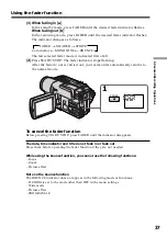 Preview for 37 page of Sony CCD-TRV58 Operating Instructions Manual