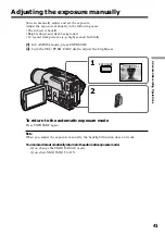 Preview for 41 page of Sony CCD-TRV58 Operating Instructions Manual