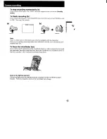 Preview for 14 page of Sony CCD-TRV99 - Video Camera Recorder Hi8&trade Operating Instructions Manual