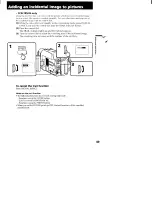 Preview for 50 page of Sony CCD-TRV99 - Video Camera Recorder Hi8&trade Operating Instructions Manual