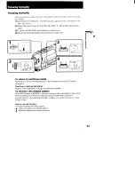 Preview for 54 page of Sony CCD-TRV99 - Video Camera Recorder Hi8&trade Operating Instructions Manual