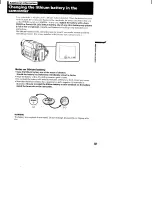 Preview for 84 page of Sony CCD-TRV99 - Video Camera Recorder Hi8&trade Operating Instructions Manual