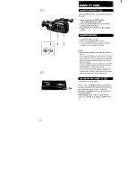 Предварительный просмотр 10 страницы Sony CCD-V9 Operating Instructions Manual