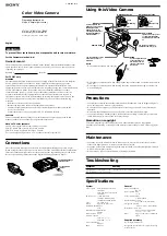 Sony CCD-Z7 Operating Instructions preview