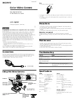 Sony CCD-Z8E Operating Instructions preview