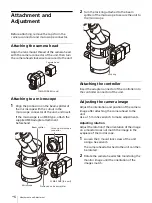 Предварительный просмотр 18 страницы Sony CCMA-2DAR Instructions For Use Manual