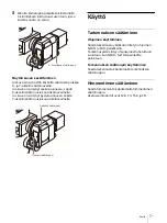 Предварительный просмотр 101 страницы Sony CCMA-2DAR Instructions For Use Manual